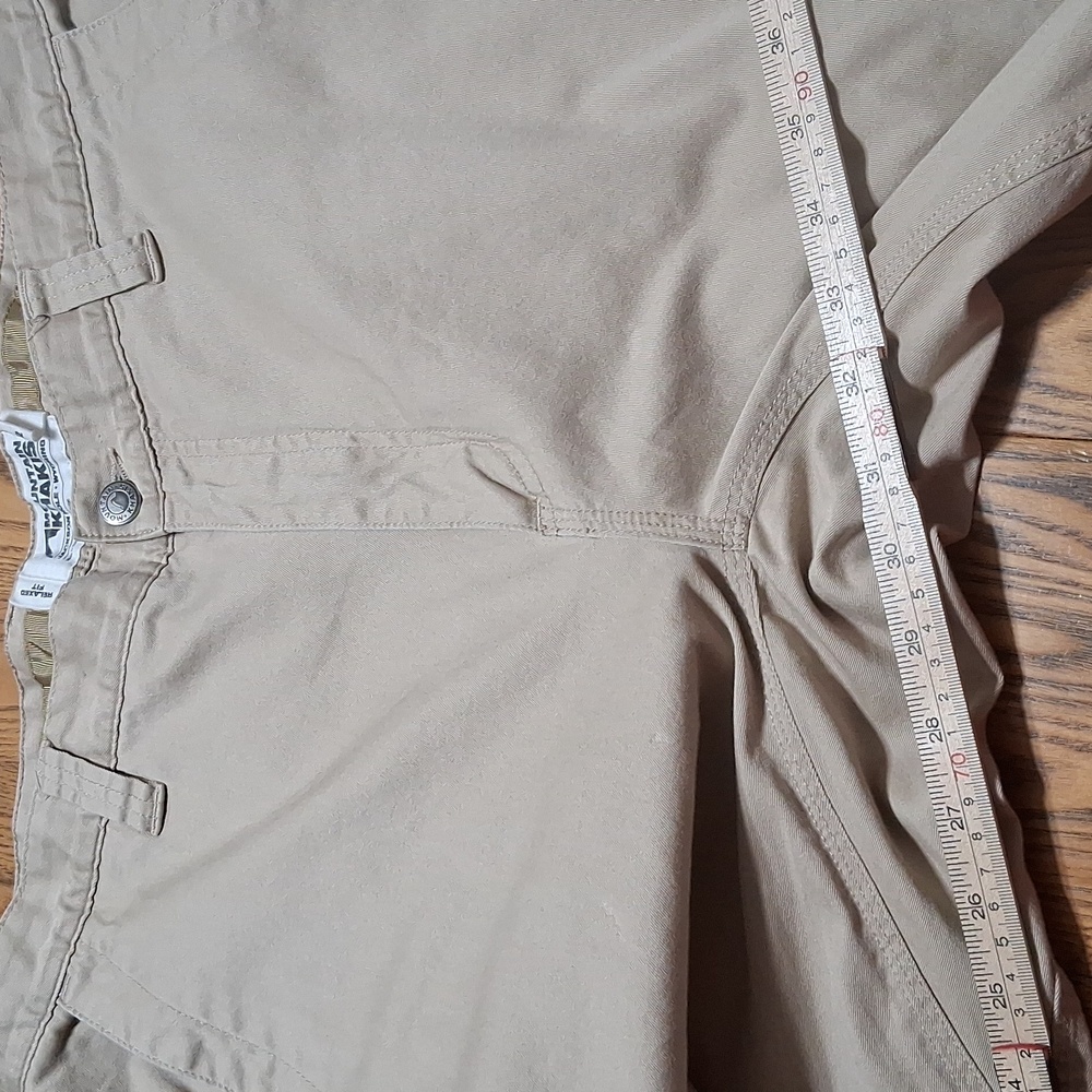 MOUNTAIN KHAKIS Pants Mens 38 X 32 Tan Beige RELAXED FIT Preowned Used - Picture 4 of 8